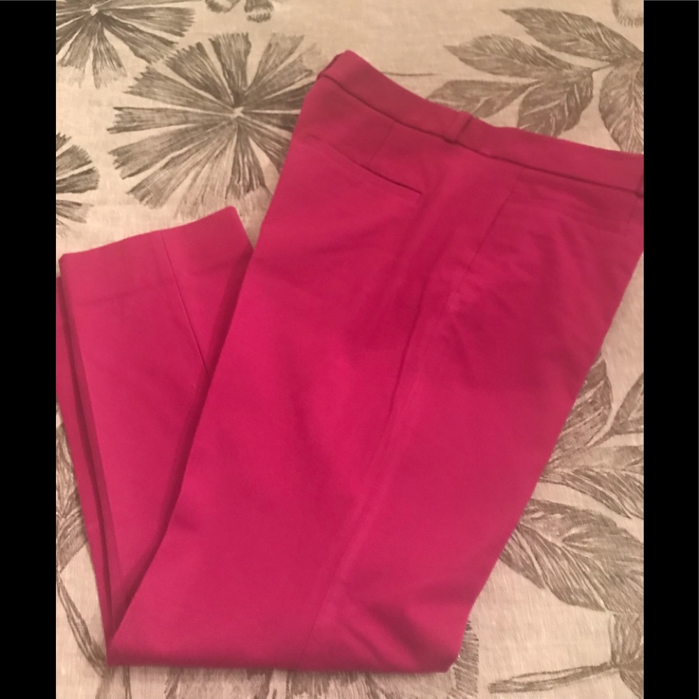 Banana Republic Sloan fit pants, fuchsia, size 4